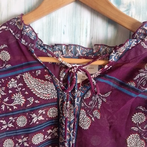 Style & Co long sleeve pullover 3X - Picture 3 of 6